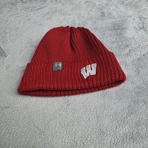 WISCONSIN BADGERS WINTER HAT‎ CAP BEANIE UNDERARMOUR NCAA-TODDLER